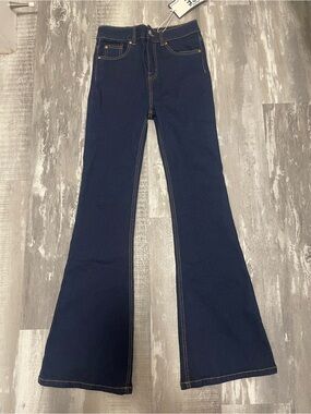 Dark Blue Flared Women’s Jeans